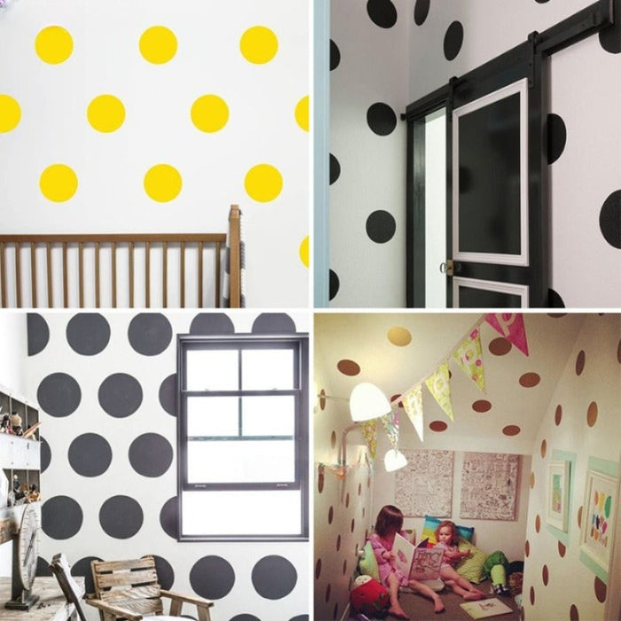 Big Circle Polka Dots Wall Sticker