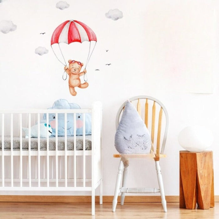 Swing Polar Bear Wall Sticker For Kid's Room