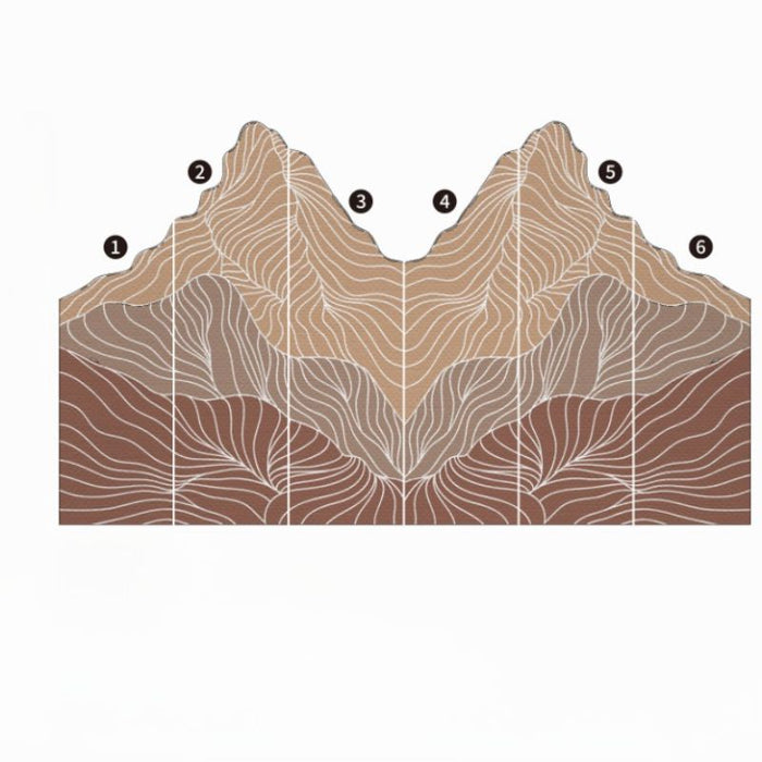 Abstract Mountain Wall Stickers For Living Room