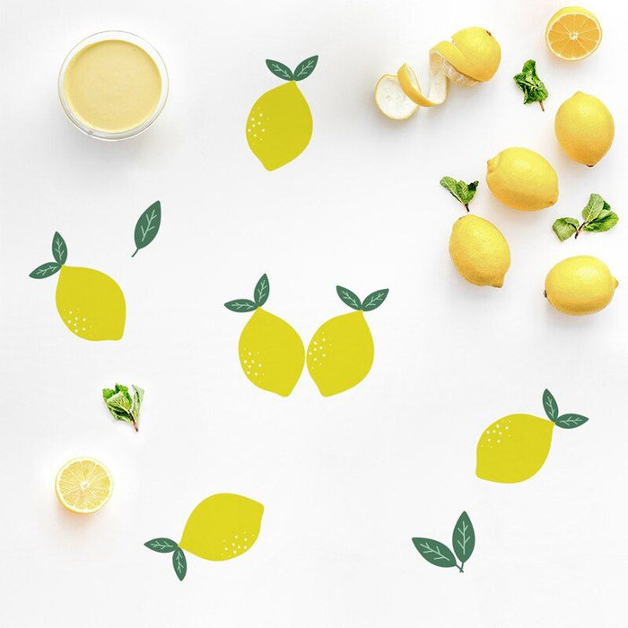 Yellow Lemon Cute Wall Stickers