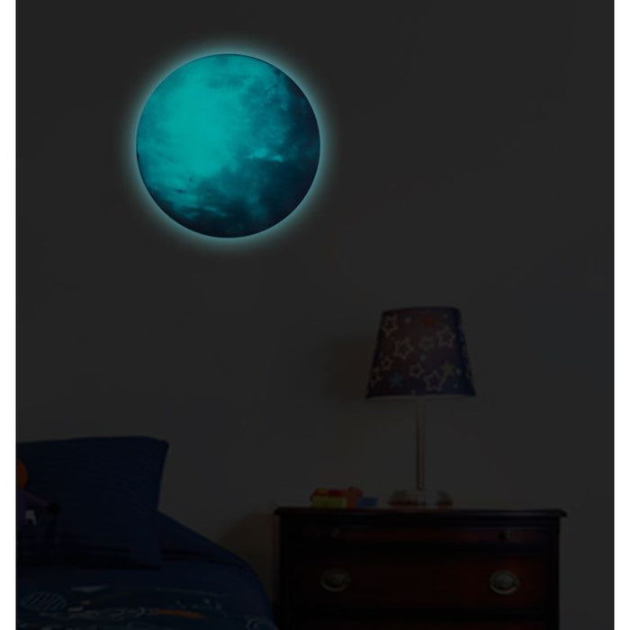 Luminous Moon 3D Earth Wall Stickers for Kids Room