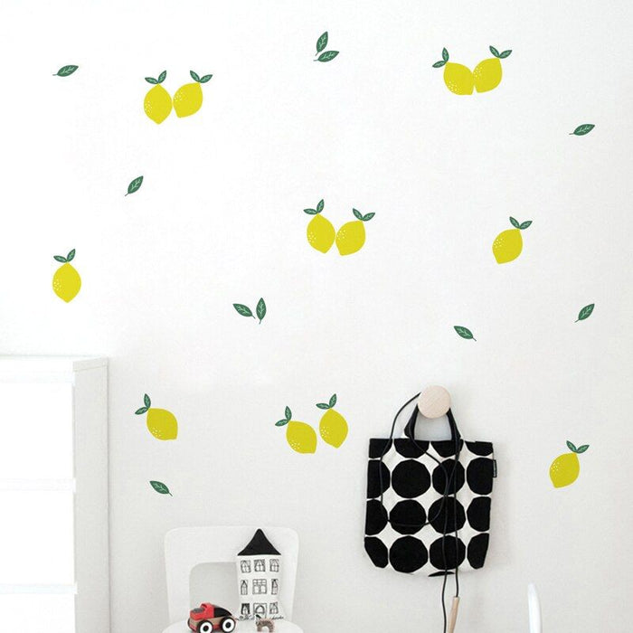 Yellow Lemon Cute Wall Stickers