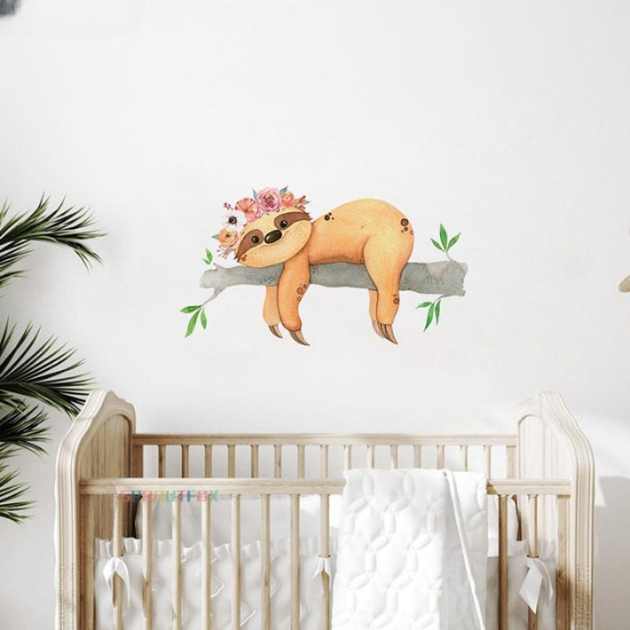 Cartoon Animal Sleeping Stickers