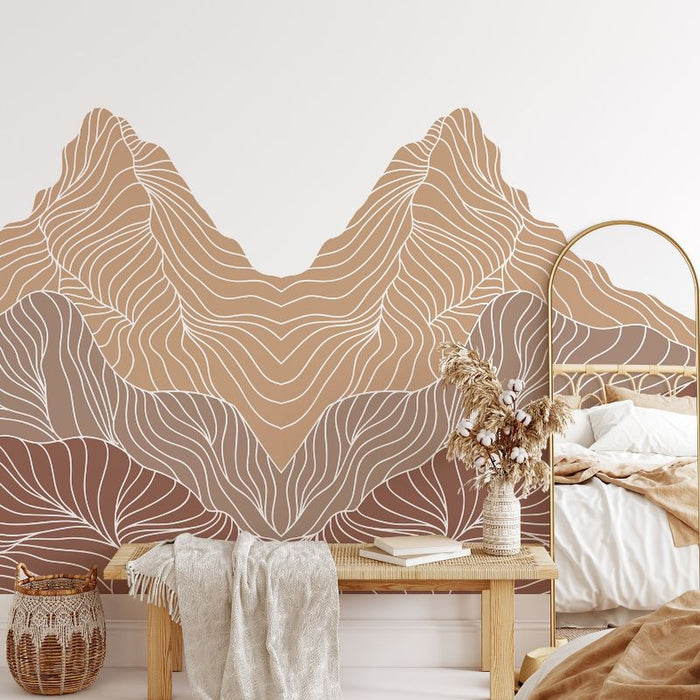 Abstract Mountain Wall Stickers For Living Room