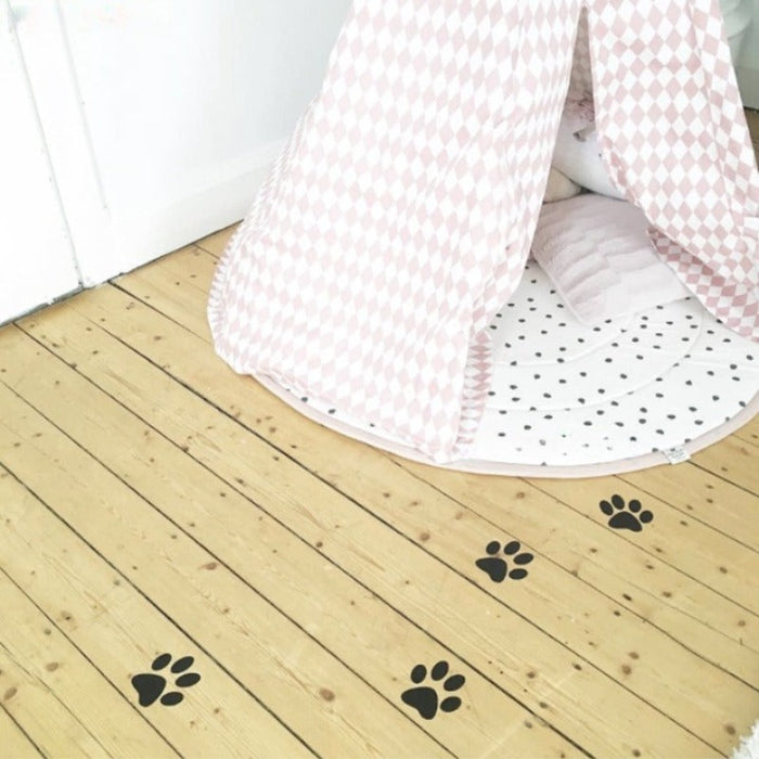 Dog Cats Footprint Wall Stickers
