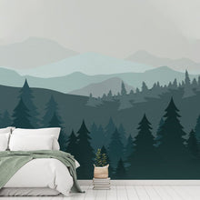 Forest And Mountains Wall Stickers
