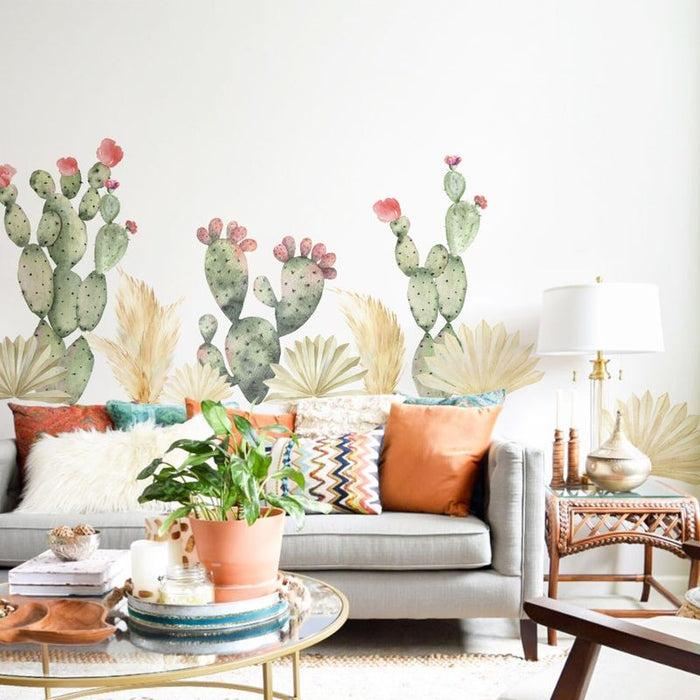 Cactus Garden Wall Sticker