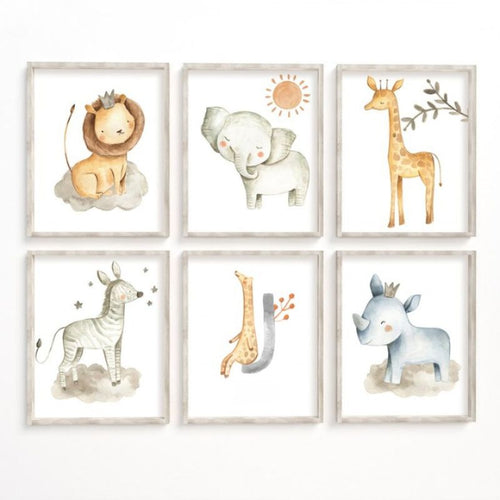 Cute Animals Prints Room Decor