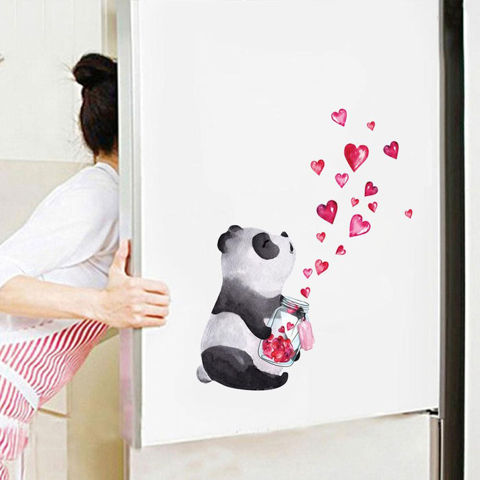 Hand Drawn Cute Panda Wall Sticker