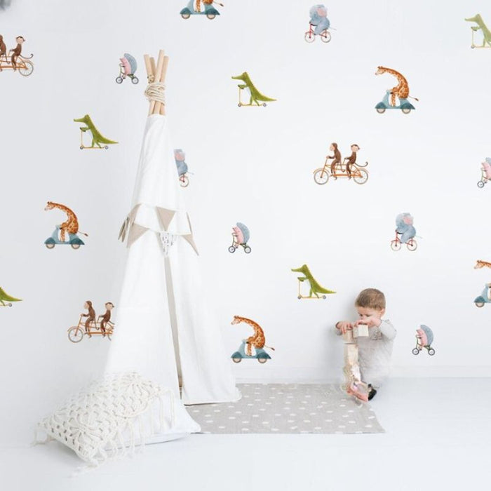 Sports Animal Wall Sticker For Kids' Room