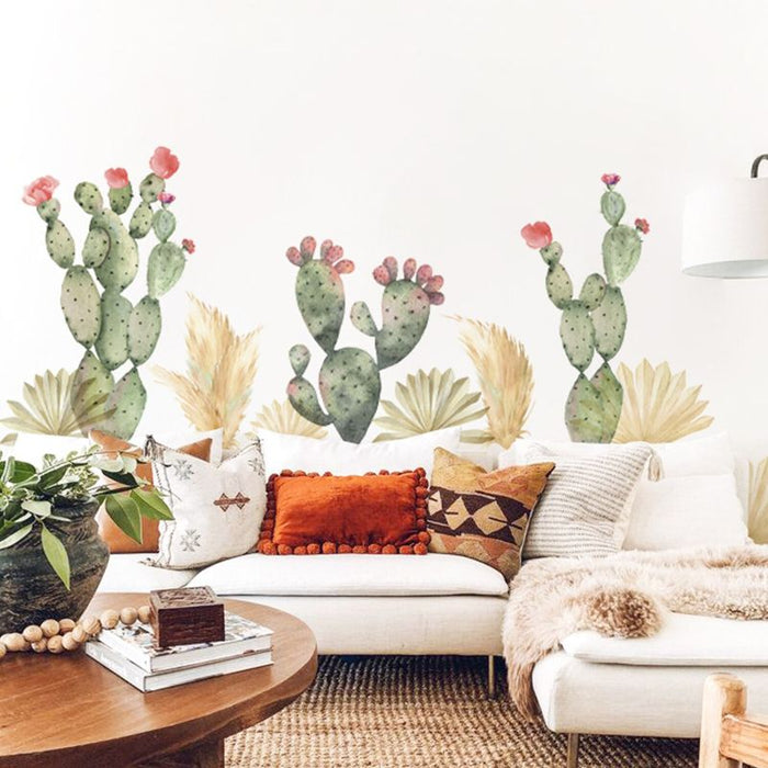 Cactus Garden Wall Sticker