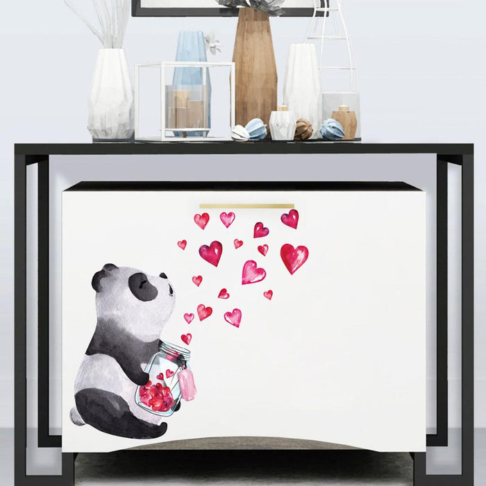 Hand Drawn Cute Panda Wall Sticker