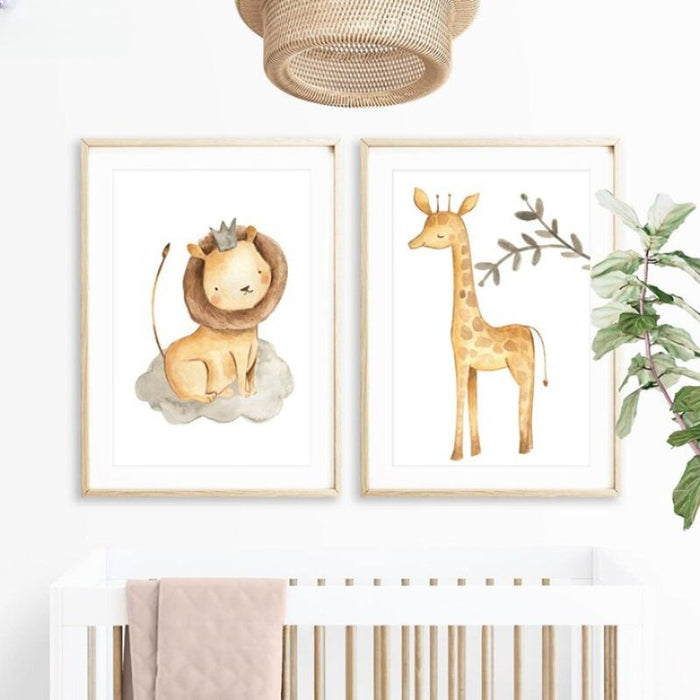 Cute Animals Prints Room Decor