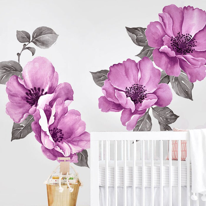 Floral Wall Decals For Kids Rooms
