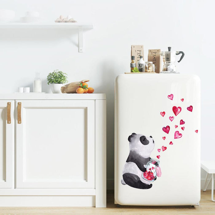 Hand Drawn Cute Panda Wall Sticker