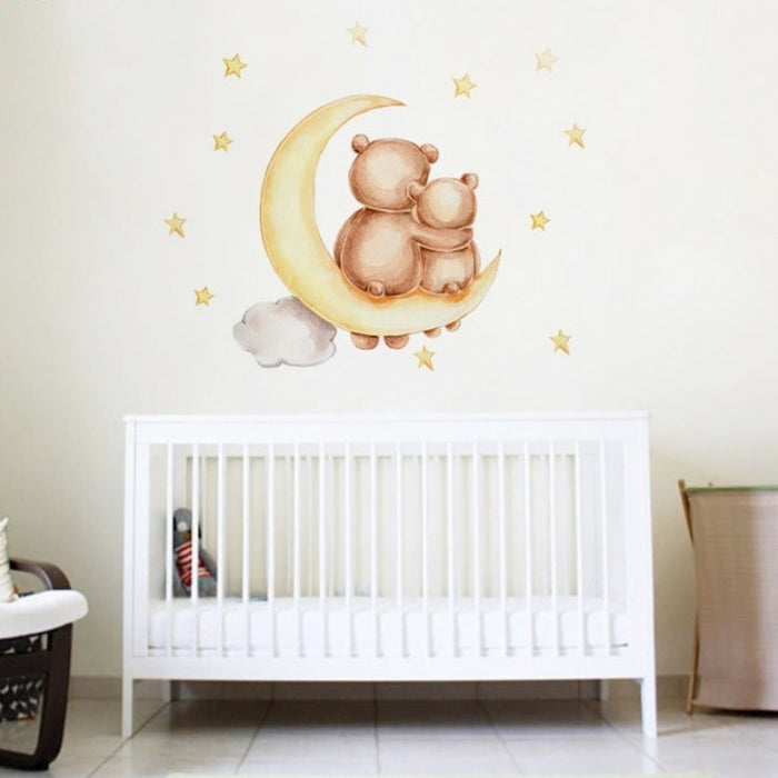 Mommy Bear And Little Bear Wall Stickers