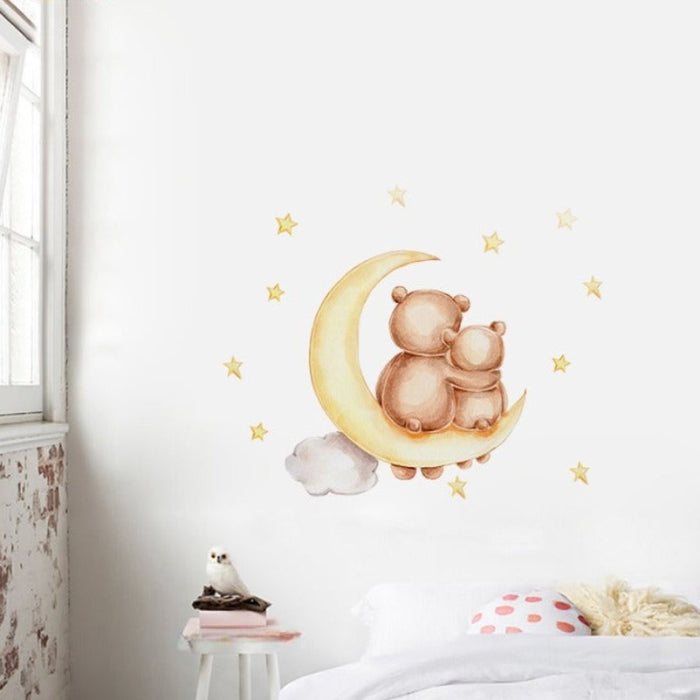 Mommy Bear And Little Bear Wall Stickers