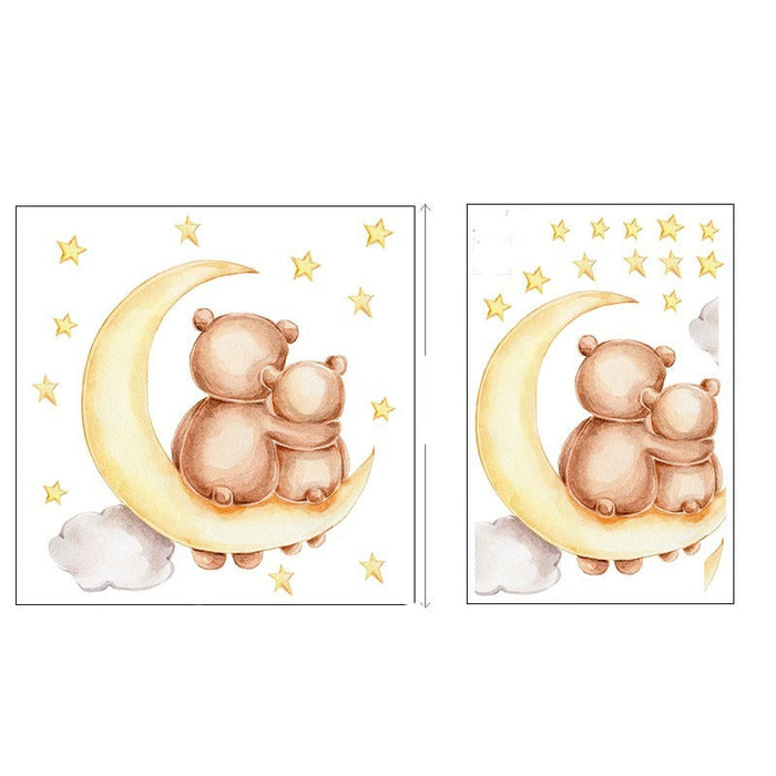 Mommy Bear And Little Bear Wall Stickers