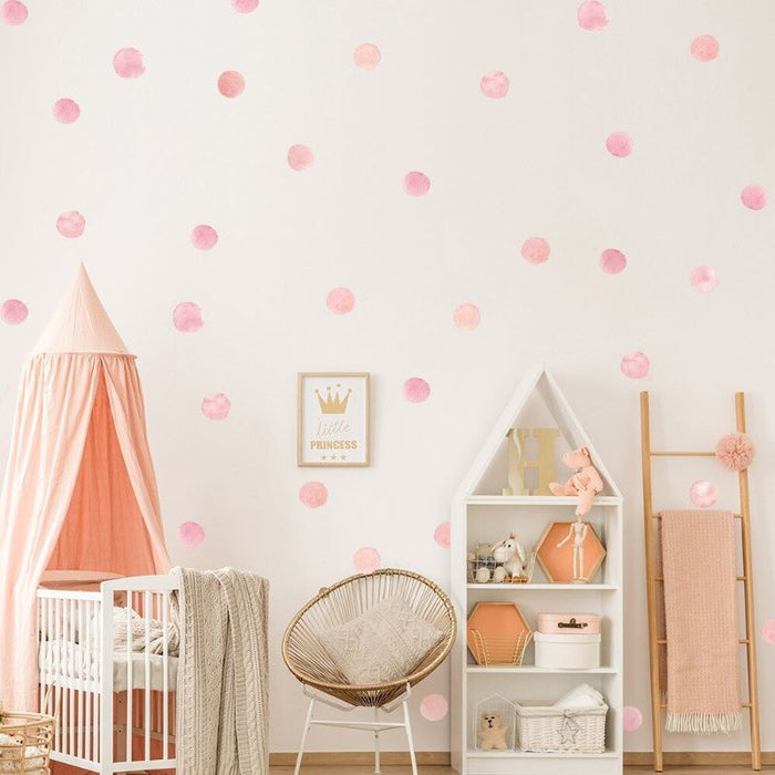 Pink Dot Decor Wall Stickers