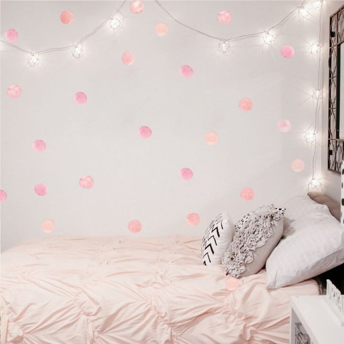 Pink Dot Decor Wall Stickers