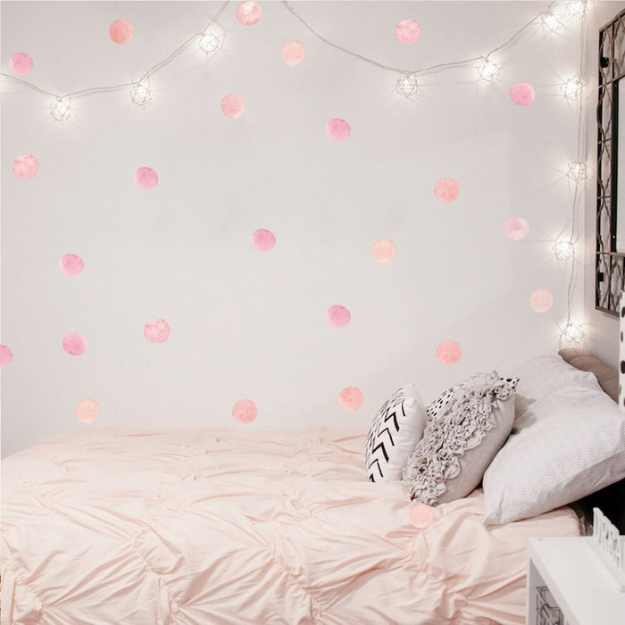 Pink Dots Wall Stickers