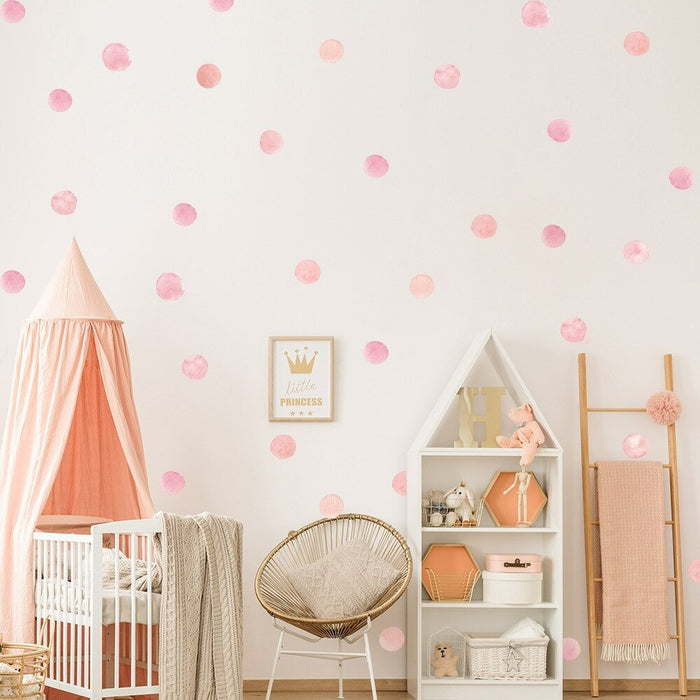 Pink Dots Wall Stickers