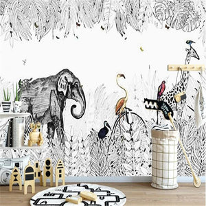 3D Fresh elephant wallpaper