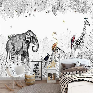 3D Fresh elephant wallpaper