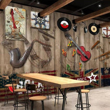 3D Musical instrument wallpaper