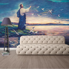 European-Style Jesus Peace Oil Painting Wallpaper