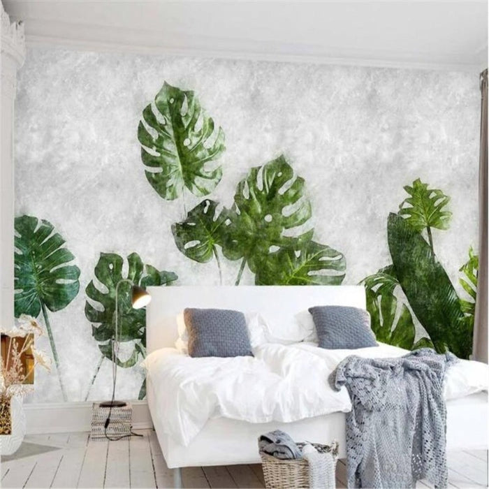 Banana Leaf Plant Background Wallpaper