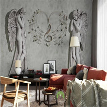 European Angel Musical Wallpaper