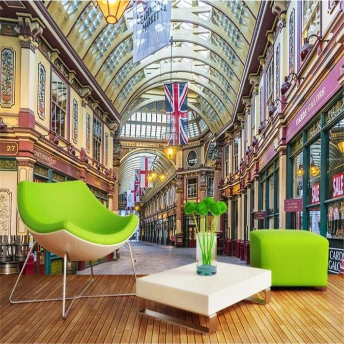 European Commercial Mall Wallpaper