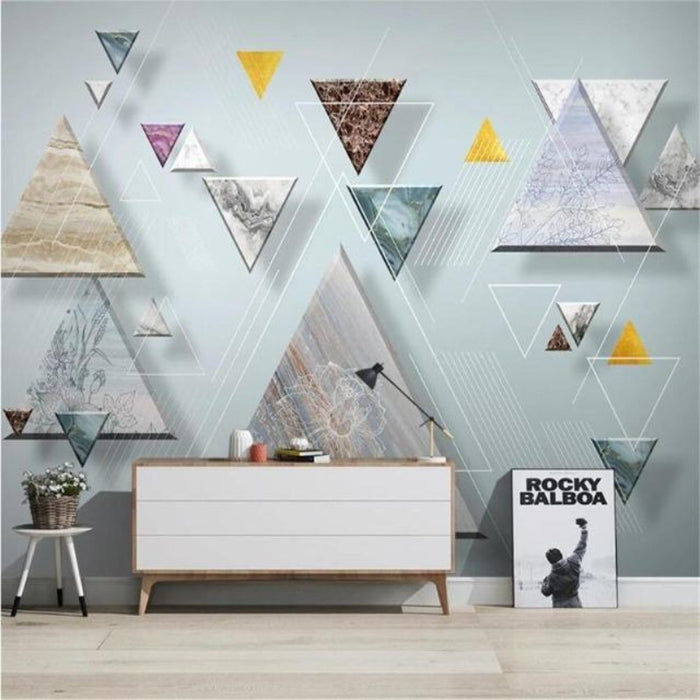 3D Geometric Abstract Wallpaper