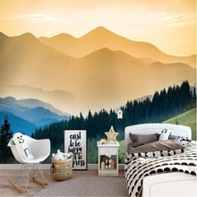 Beautiful Simple Mountain Scenery Wallpaper