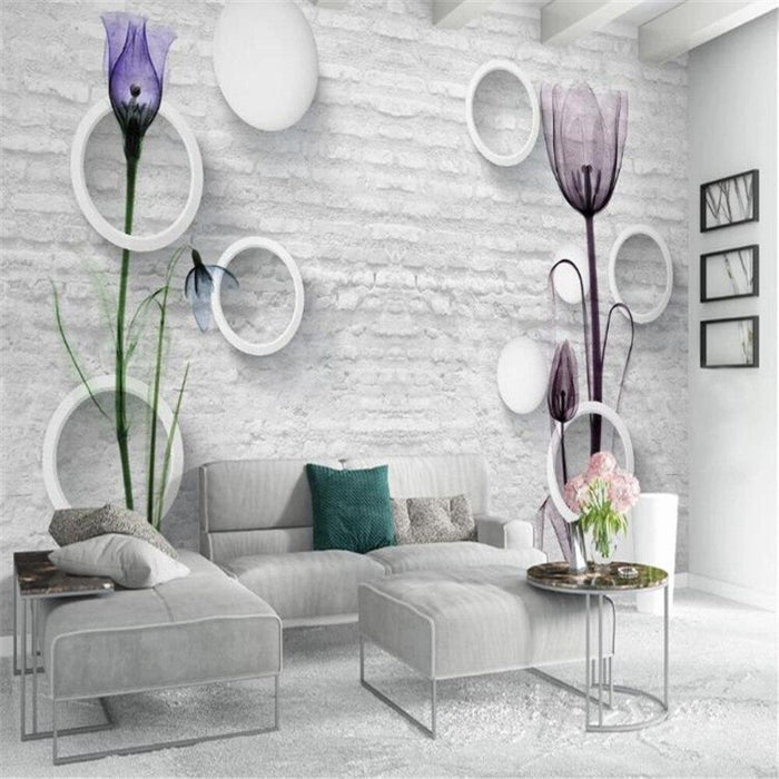 3D Tulips Wallpaper