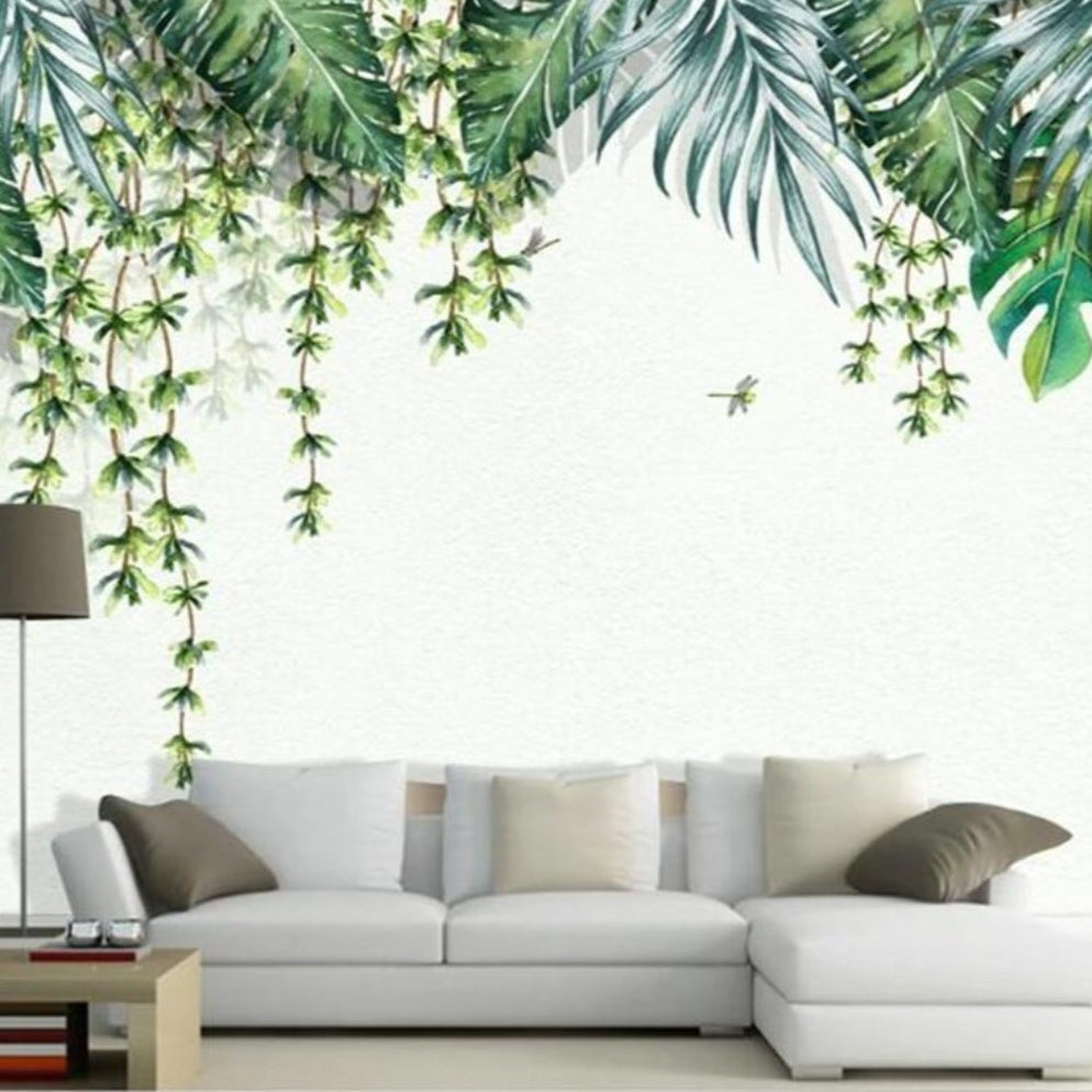 3D Fresh green plant wallpaper — My Original Wallpaper