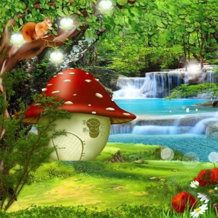 3D Fantasy forest wallpaper