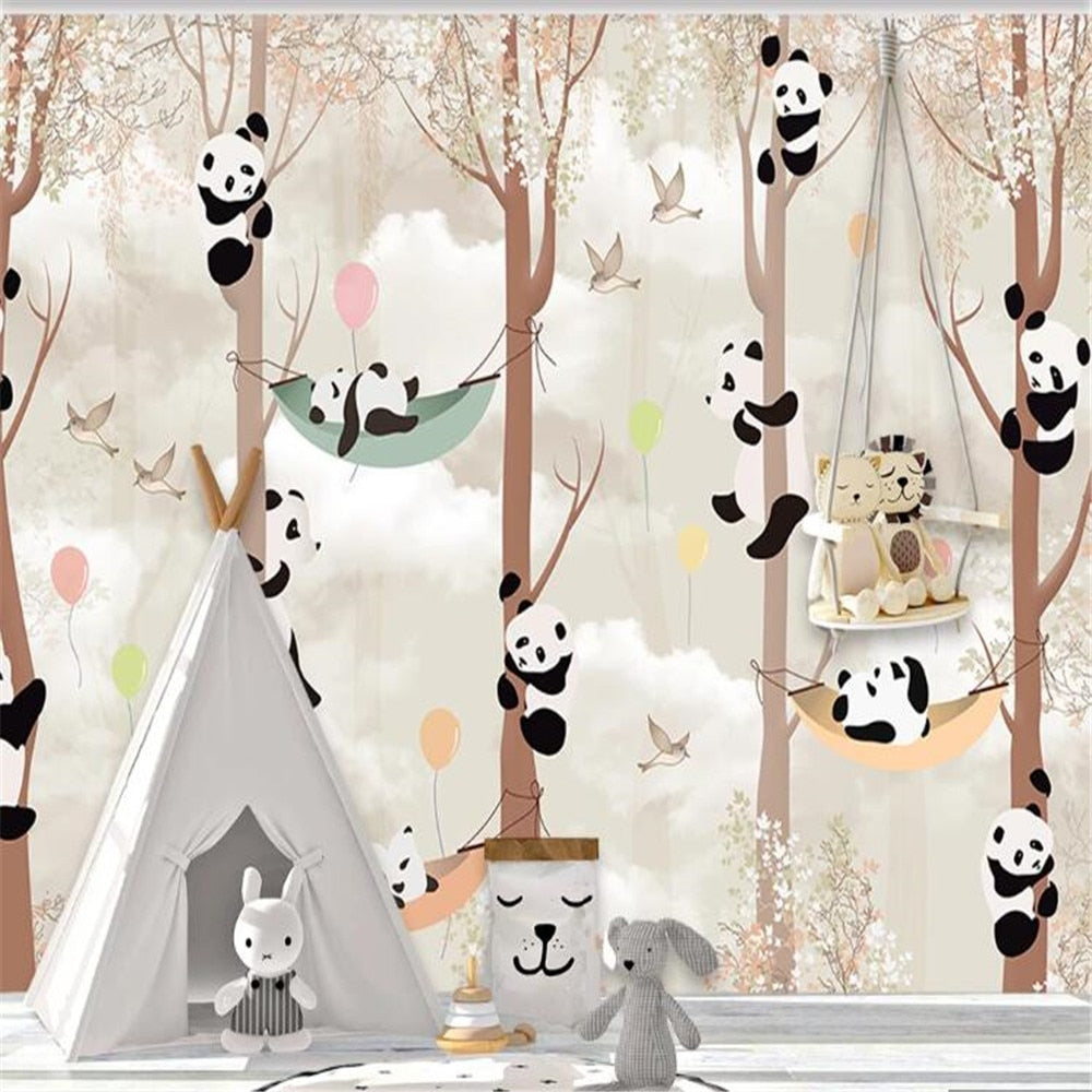 panda cartoon wallpaper