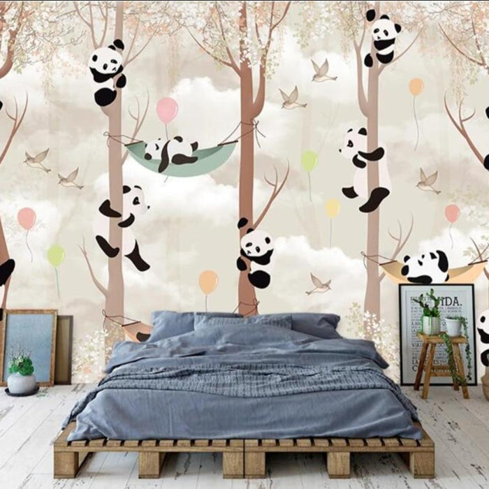3D Cartoon panda wallpaper