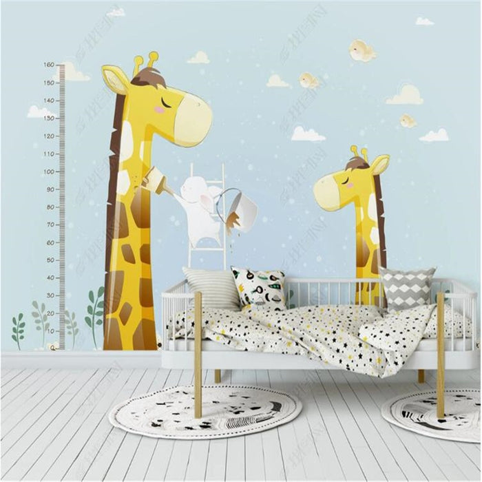 Giraffe Children's Sky Wallpaper