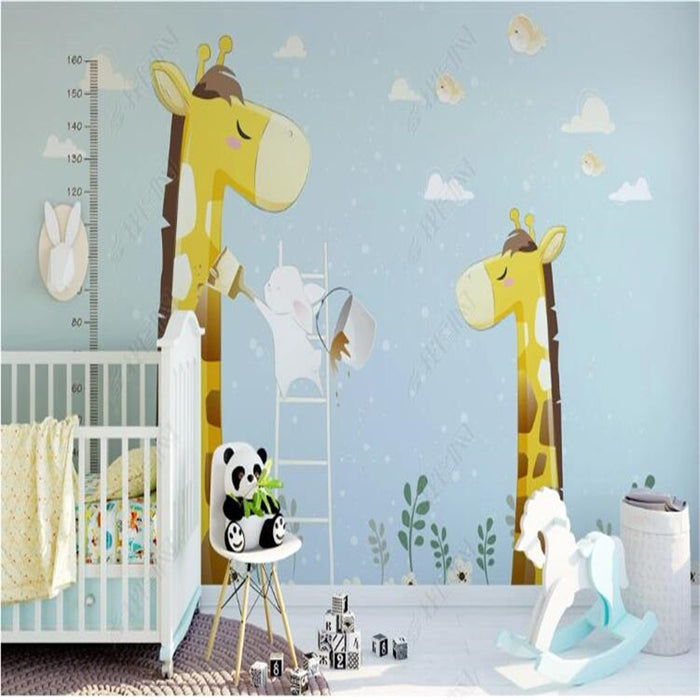 Giraffe Children's Sky Wallpaper