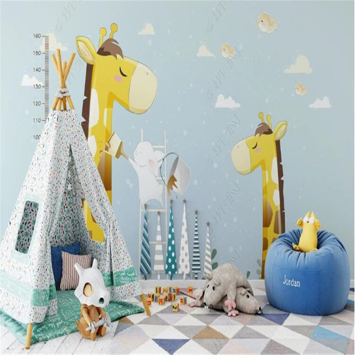 Giraffe Children's Sky Wallpaper