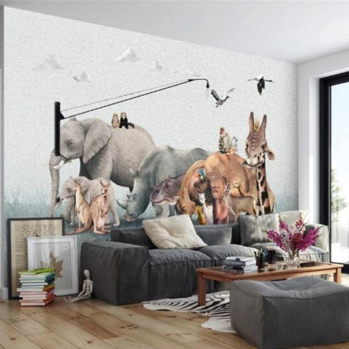 3D Animal world wallpaper