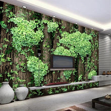 3D Creative Rattan Forest Landscape Wallpaper