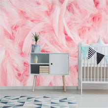 Pink Flamingo Feather Wallpaper