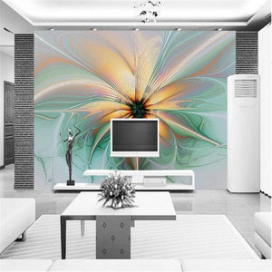 3D Abstract Flower Wallpaper