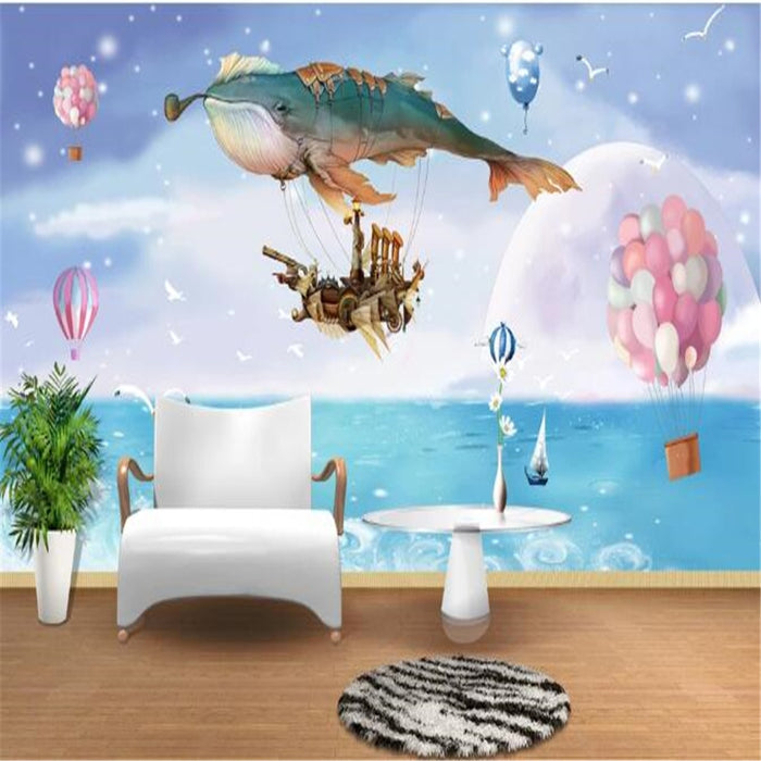 3D Hot air balloon wallpaper