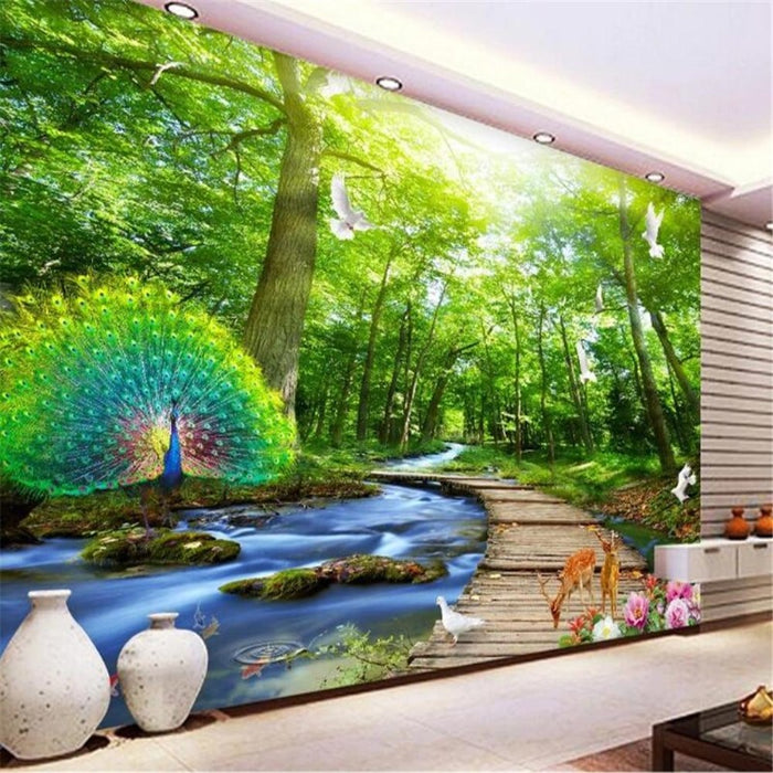 3D Fresh Woods Wallpaper