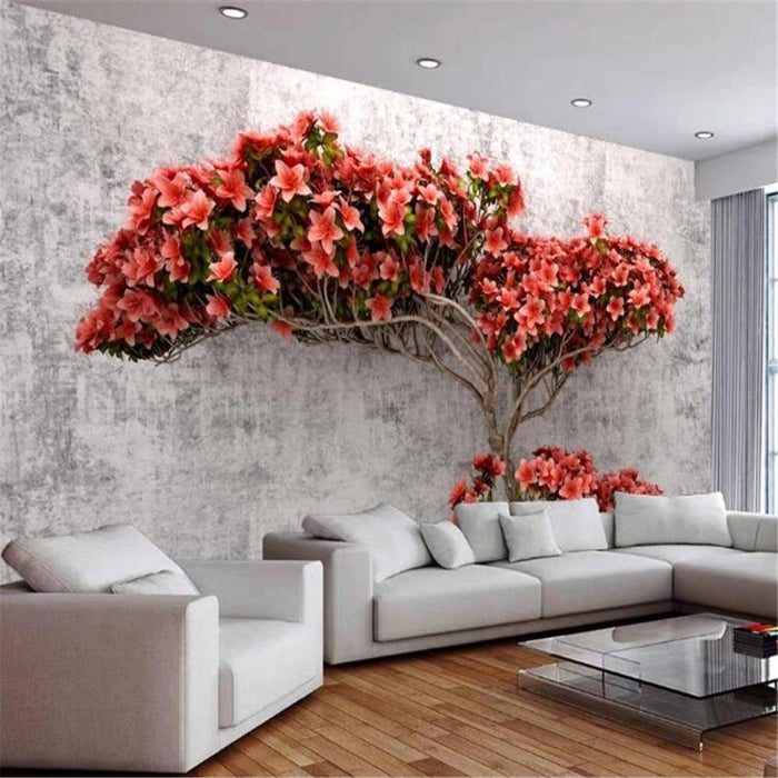 3D Flower Plant Wallpaper